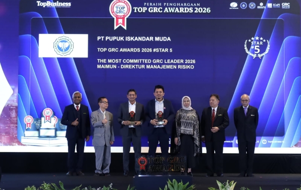 PIM Raih TOP GRC Awards 2026 #5 Stars dan The Most Committed GRC Leader 2026